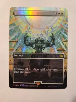 Ultima 328 Final Fantasy~ MTG ~ Foil- NM - Borderless - Image 1