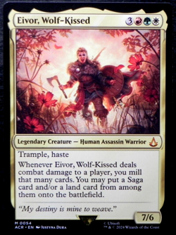MTG Assassin's Creed 0054 Eivor Wolf Kissed Legendary Creature MYTHIC - Image 1