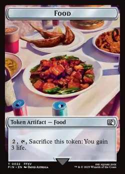 Food Token T Foil #22 | Final Fantasy TFIN | MTG - Image 1