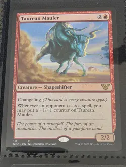 Taurean Mauler X1 NEC MTG Commander Kamigawa Neon Dynasty B1 - Image 1