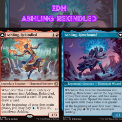 EDH - Ashling Rekindled Spellslinger , MTG Commander Deck, Bracket 2 - Image 1