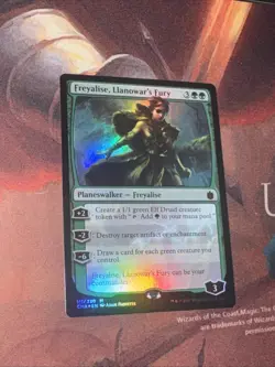 Freyalise, Llanowar’s Fury X1 Mtg Commander Anthologies Nm Foil - Image 1