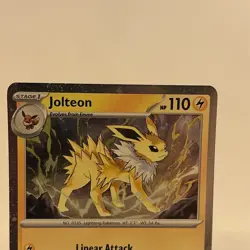 Pokemon - Jolteon Cosmos Holo - SVP169 - Black Star Promo Card - Image 2