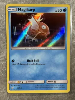 Magikarp (Holo Common) Pokemon TCG 8/18 Detective Pikachu Holo (Light Play) - Image 1