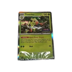 Pokemon TCG | Thwackey 115 | Twilight Masquerade Build And Battle Deck Sealed - Image 1