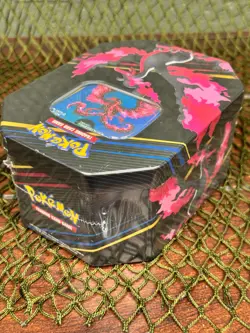 *SEALED* CROWN ZENITH Moltres MEDIUM Tin 4 Packs ~ Pokemon TCG ~Galarian Moltres - Image 5