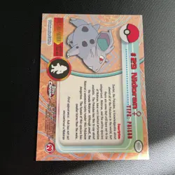 Topps Chrome Series 1 Pokemon TV Animation Card #29 Nidoran Base Chrome - Image 2