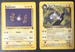Pokemon Tcg Magnemite & Magneton Evolution Line Team Rocket Unlimited NM-MP - Image 1