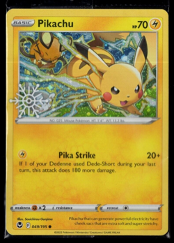 Pikachu 049/195 Snowflake Calendar Promo Sealed Pokemon TCG Near Mint - Image 1