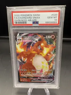 Pokemon Darkness Ablaze Charizard VMAX PSA 10 Gem Mint 20/189 - Image 1
