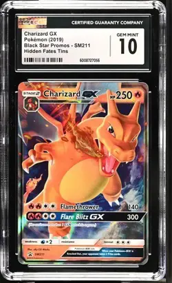 Pokemon Charizard GX 2019 Black Star Promos SM211 CGC 10 - Image 1