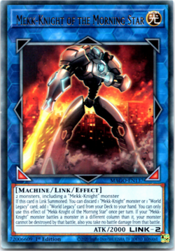 Mekk-Knight of the Morning Star - MAGO-EN137 - Rare - 1st Edition - Yugioh - Image 1