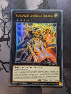 Yugioh Tellarknight Constellar Caduceus CYAC-EN045 Ultra Rare 1st Edition NM - Image 1
