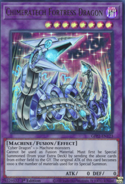 1X NM Chimeratech Fortress Dragon - GFP2-EN123 - Ultra Rare 1st Edition - Image 1