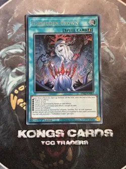 BPRO-EN067 Forbidden Crown Secret Rare 1st Edition YuGiOh NEW! - Image 1