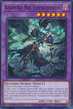 1X NM Azamina Sol Erysichthon - ROTA-EN032 - Common 1st Edition yugioh - Image 1