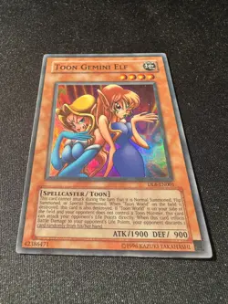 Yu-Gi-Oh! TOON GEMINI ELF DL6-EN001 Super Rare Holo Yu-Gi-Oh! Card - VLP / NM - Image 2