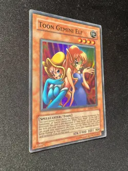 Yu-Gi-Oh! TOON GEMINI ELF DL6-EN001 Super Rare Holo Yu-Gi-Oh! Card - VLP / NM - Image 4