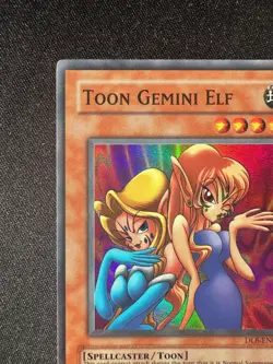 Yu-Gi-Oh! TOON GEMINI ELF DL6-EN001 Super Rare Holo Yu-Gi-Oh! Card - VLP / NM - Image 5