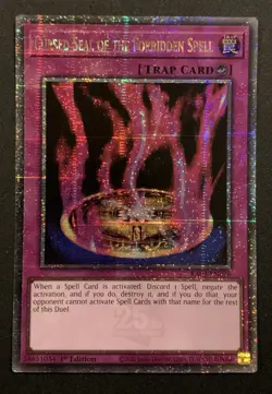 Cursed Seal of the Forbidden Spell - RA03-EN076 - 25th Rare - 1st Ed - YuGiOh - Image 1