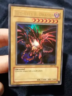 Yugioh Red-Eyes Black Dragon JMP-002 JUMP Ultra Rare American Promo - Image 1