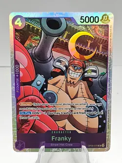 Franky OP09-072 One Piece Emperors in the New World English Super Rare Foil - Image 1