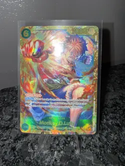 Bandai One Piece CCG Monkey D. Luffy Carrying on His Will Foil OP13-118 SEC - Image 2