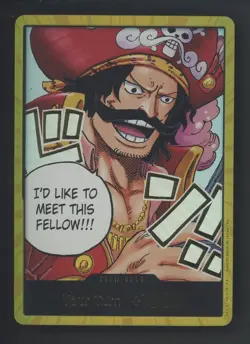 DON!! Card Gol.D.Roger Gold English Carrying His Will - One Piece Card - Image 1