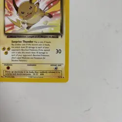 Pokemon TCG 2002 Legendary Collection Dark Raichu Rare Card 7/110 - Image 3