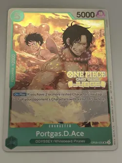 Portgas.D.Ace (Judge Pack Vol. 6) OP09-035 One Piece Promotion Cards Foil - Image 1