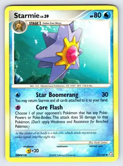 Starmie 71/146 2008 Legends Awakened Pokemon Card TCG Non Holo Uncommon - Lp/Mp - Image 1