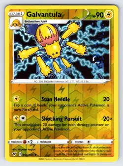 Galvantula 056/185 2020 Vivid Voltage Pokemon Card TCG Reverse Holo Rare - Nm - Image 1