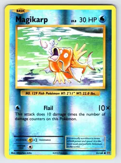 Magikarp 33/108 2016 Evolutions Pokemon Card TCG Reverse Holo Common - Nm - Image 1