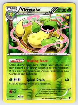 Victreebel 3/111 B&W Furious Fists Pokemon Card TCG Reverse Holo Rare - Nm/Vlp - Image 1