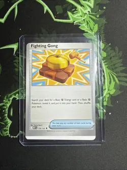 Fighting Gong ❗EXTREME BORDER MISCUT❗Mega Evolutions Pokemon Card - Image 1
