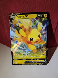Pikachu V SWSH285 SWSH: Sword & Shield Promo Cards Holo NM Pokemon TCG - Image 1