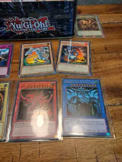 Yugioh TCG Legendary Collection 1 LC01 Egyptian God Card Set + Lot Of 140 Cards - Image 4