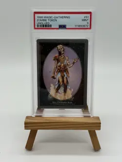 1998 Magic The Gathering Zombie Token Unglued #91 PSA 9 Pop 2 - Image 1