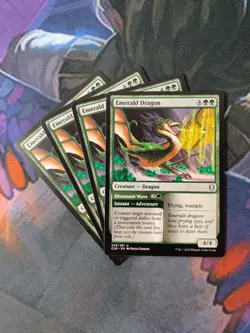 Emerald Dragon x 4 | 7% Off 2+ | Baldur's Gate | NM MTG - Image 1