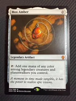 Magic the Gathering MTG MOX AMBER Dominaria LP - unplayed - Image 3