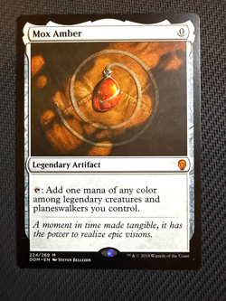 Magic the Gathering MTG MOX AMBER Dominaria LP - unplayed - Image 4