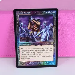 Magic The Gathering Last Laugh Torment Foil Moderately Played - Image 1