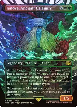 1X NM Jenova, Ancient Calamity Borderless Foil Final Fantasy - Image 1