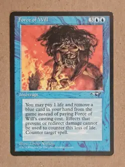 Force of Will - Alliances - Lightly Played close to NM | MTG - Image 1