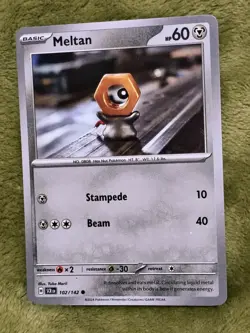Meltan Yuka Morii Stellar Crown 102/142 (NM) - Pokemon TCG - Image 1
