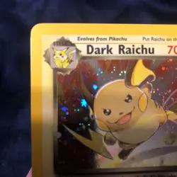 Dark Raichu 83/82 Team Rocket Holo 2000 Pokemon NM-LP cond - Image 3