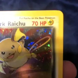 Dark Raichu 83/82 Team Rocket Holo 2000 Pokemon NM-LP cond - Image 4