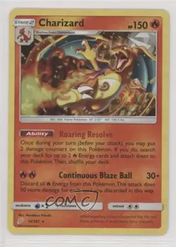 Charizard (Cracked Ice Holo) Pokemon Sun & Moon Team Up #14 - Image 1