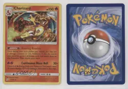 Charizard (Cracked Ice Holo) Pokemon Sun & Moon Team Up #14 - Image 3