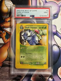 2003 Pokemon ~ Best of Game Promo ~ Dark Ivysaur #6 ~ PSA 9 MINT - Image 1